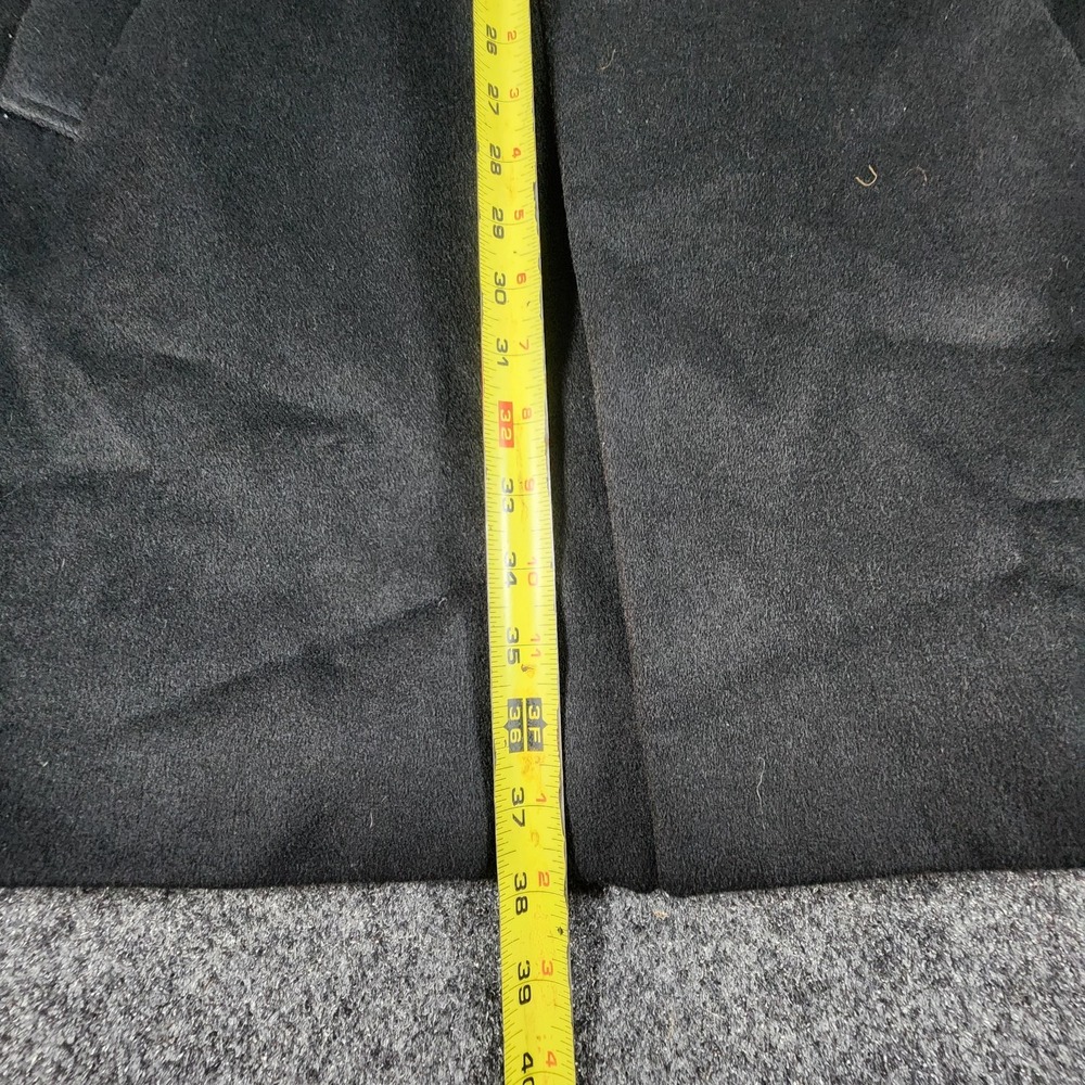 Stafford Overcoat Top Coat Winter Coat Men's 38S Black Wool blend Casual Preppy - Picture 11 of 11